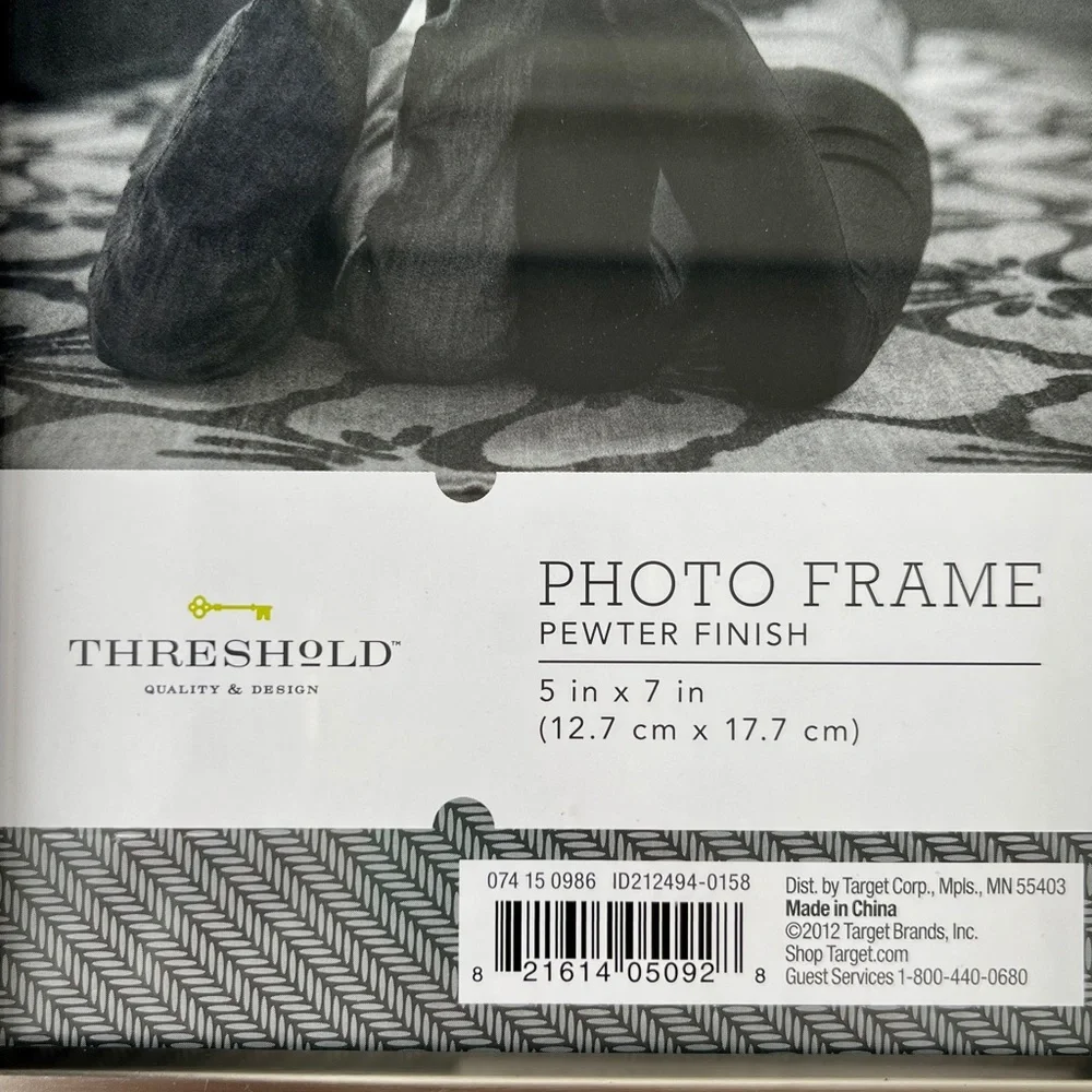 Threshold Silver Pewter Finish Frame